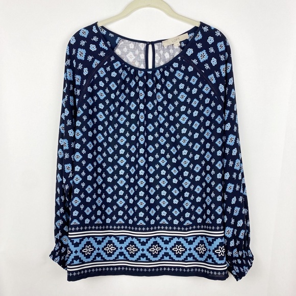 LOFT Tops - LOFT Floral Long Sleeve Top
